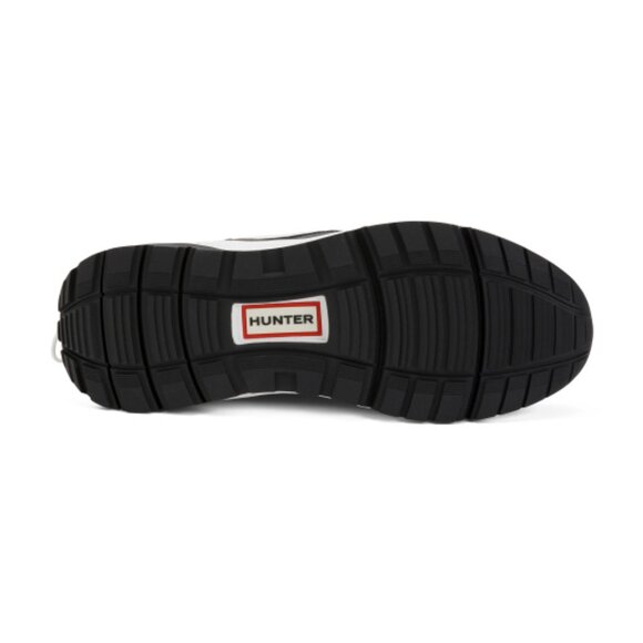 NEW  HUNTER Waterproof Anne Snow Boots in white/black for women 1225 6t3 - Picture 6 of 9